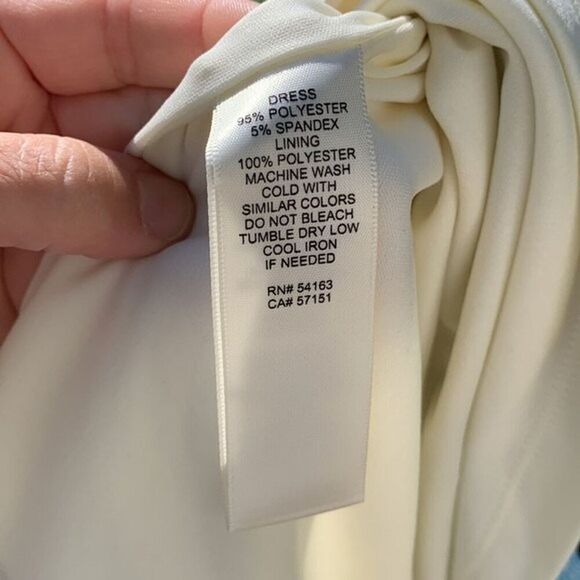 Eliza J Paisley lightweight lined‎ Stretchy Comfy Blue Green Spring Dress Sz 4 - Picture 7 of 7